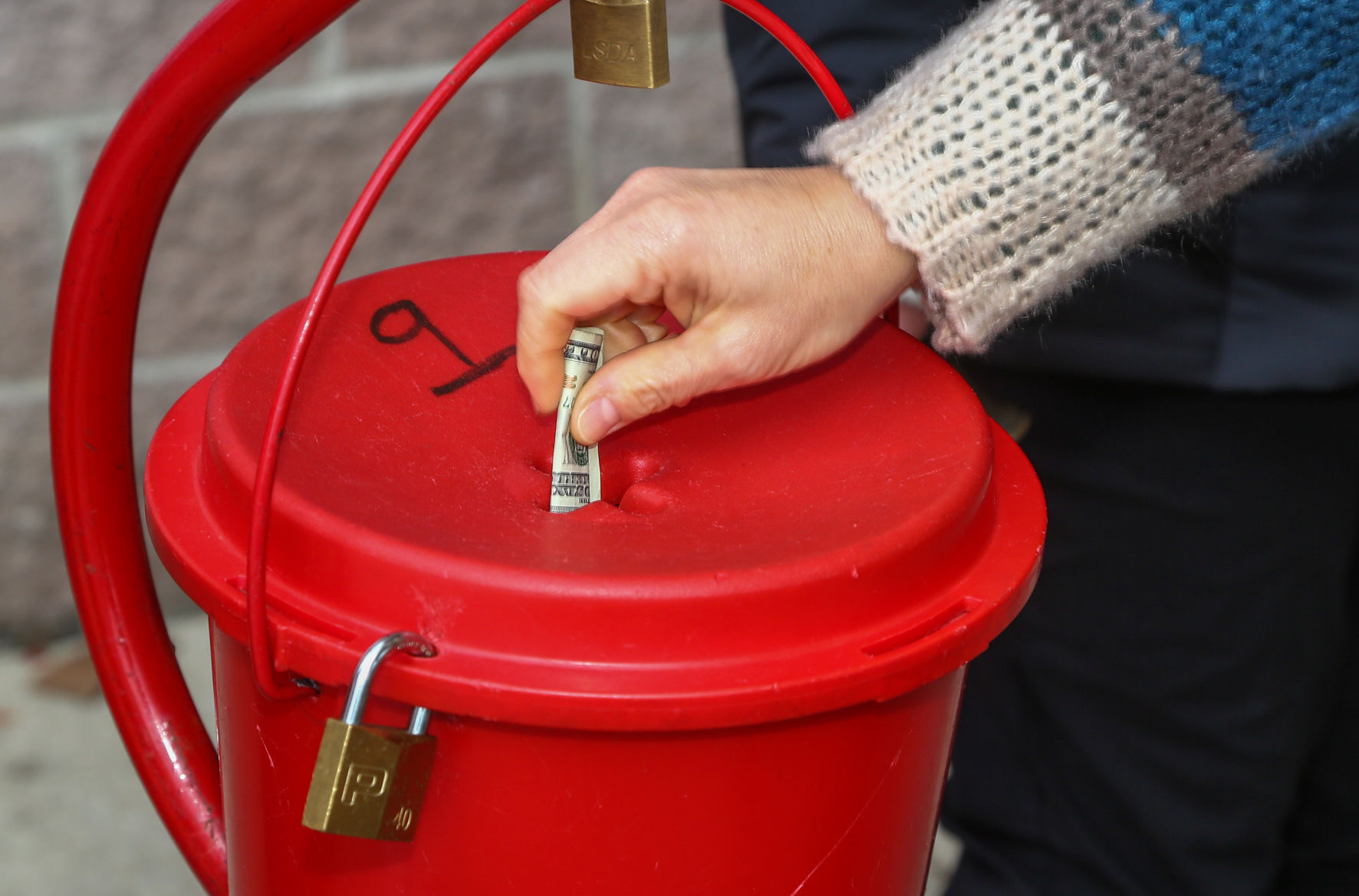 Amanda Keene rings Salvation Army bell for 12 hours